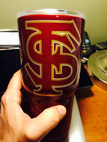 30 oz. Stainless Steel Tumbler - GARNET