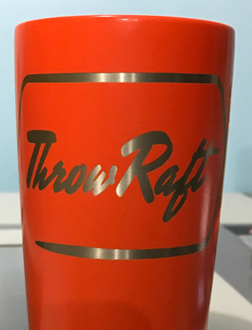 30 oz Stainless Steel Tumbler POWDER COATED - INTERNATIONAL ORANGE