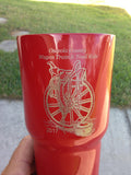 30oz Stainless Steel Tumber POWDER COATED - RED
